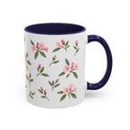 Washington Coast rhododendron Mug, State Flower Floral Coffee Cup, 11oz Botanical Gift