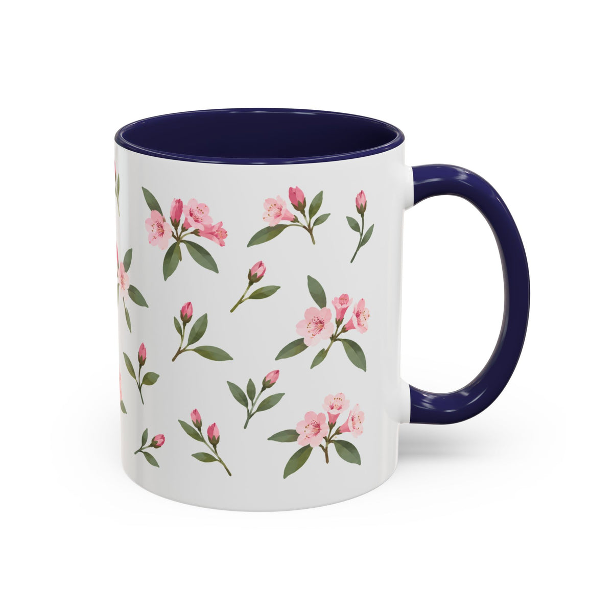 Washington Coast rhododendron Mug, State Flower Floral Coffee Cup, 11oz Botanical Gift