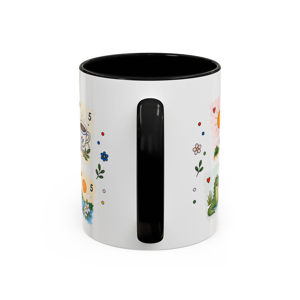 Orlando Coffee Mug | Postage Stamp Collage Mug | Travel Souvenir Accent Cup 11oz 15oz