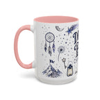 Dream Big Coffee Mug | Class of 2026 Graduation Gift | Accent Color Ceramic 11oz 15oz