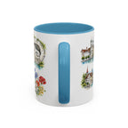 Lucerne Illustrated Travel Mug | City Souvenir Accent Coffee Mug | 11oz 15oz Ceramic Cup
