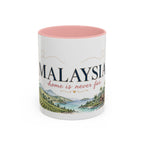 Malaysia Home Country Mug | Moving Away Gift | Long Distance Friendship | 11 oz 15 oz Accent Mug