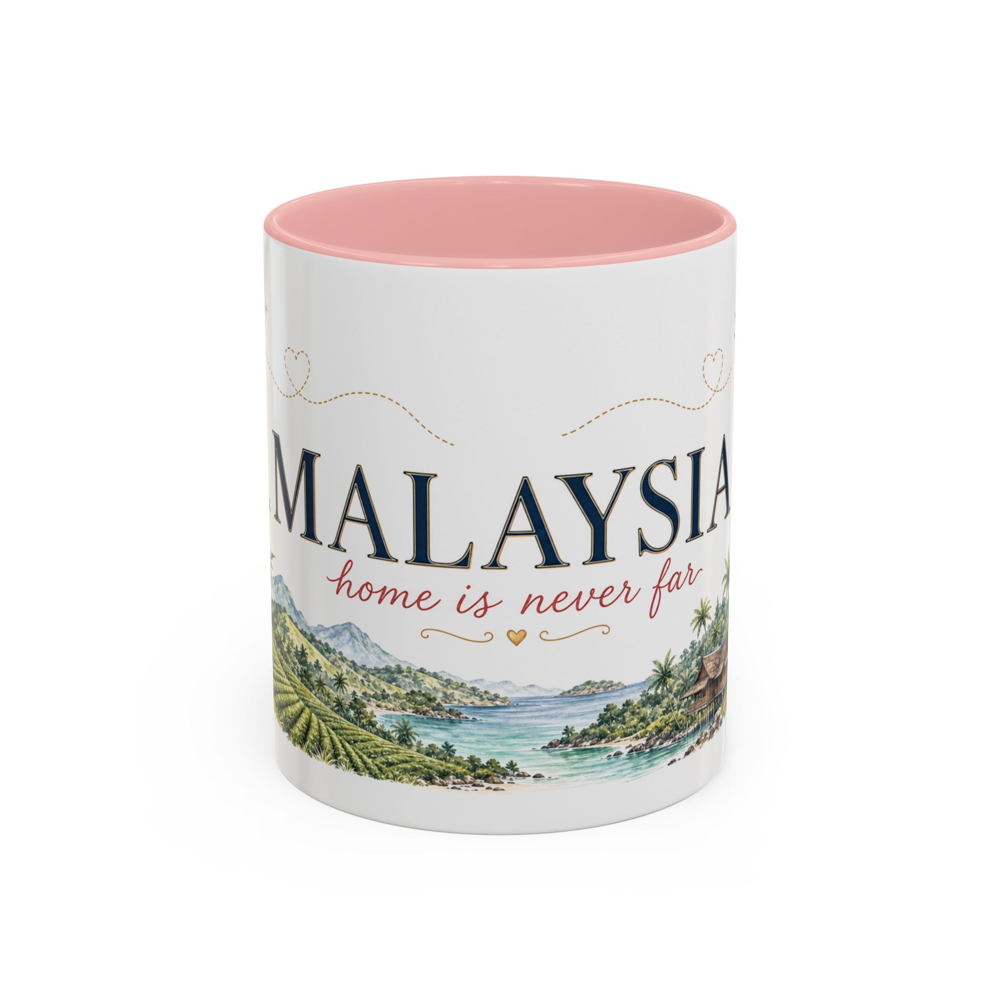 Malaysia Home Country Mug | Moving Away Gift | Long Distance Friendship | 11 oz 15 oz Accent Mug