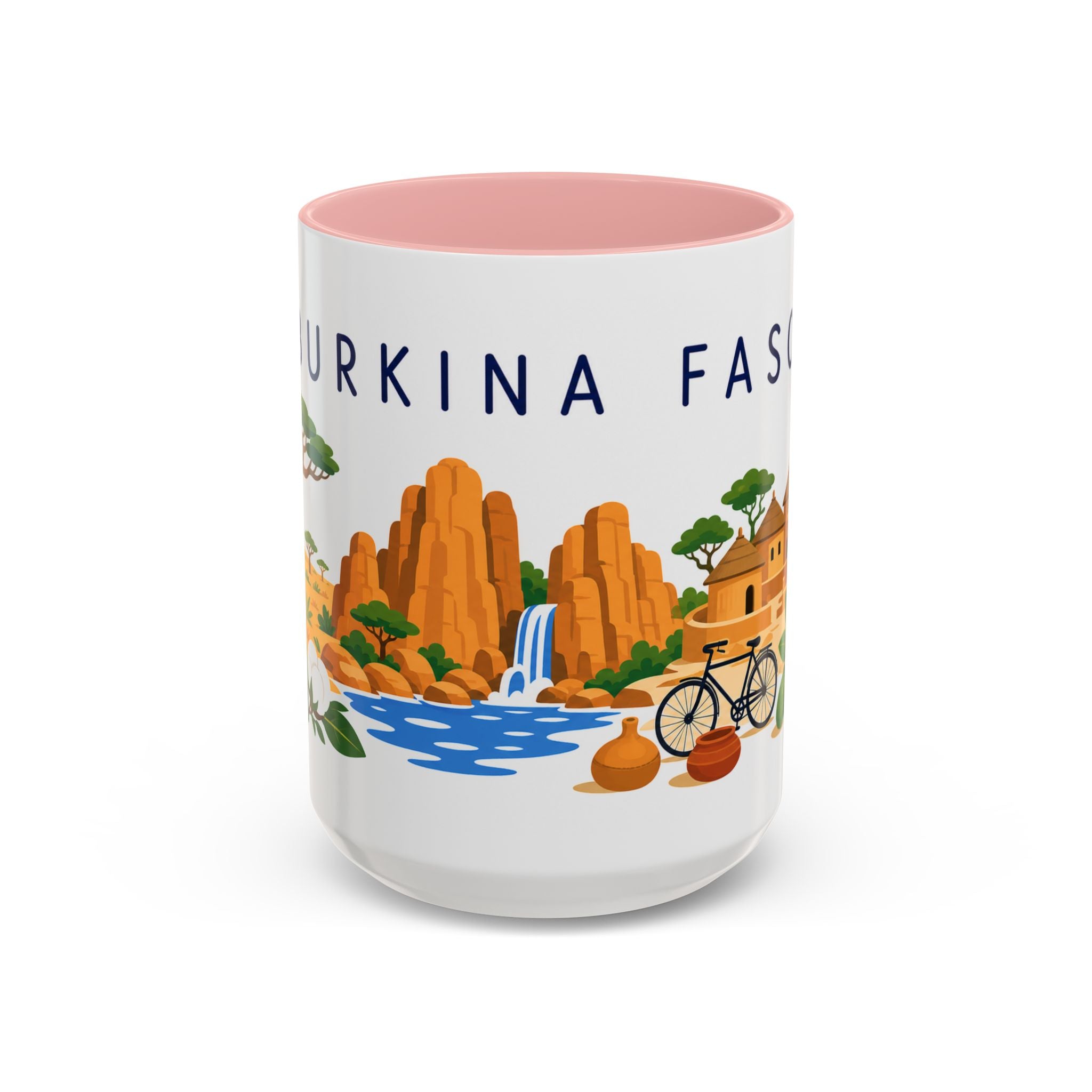 Burkina Faso Coffee Mug | Travel Souvenir Accent Mug | Country Gift Ceramic Cup 11oz 15oz