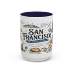 San Francisco Coffee Mug | California Souvenir Travel Gift | Accent Color Ceramic 11oz 15oz