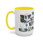 Iceland Ring Road Coffee Mug | Travel Destination Souvenir Gift | Accent Color Ceramic 11oz 15oz