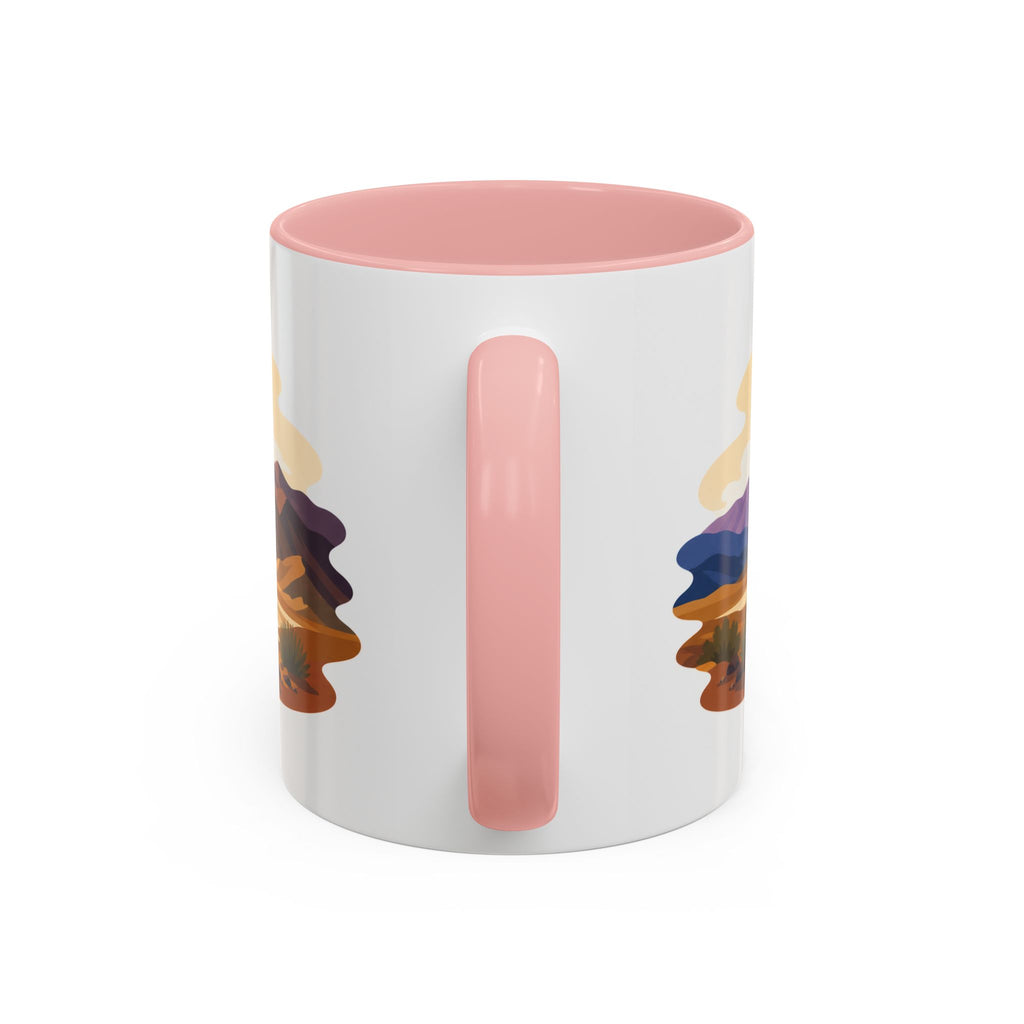 Death Valley National Park Coffee Mug | Solid Color Block Park Souvenir | 11oz 15oz Accent Mug