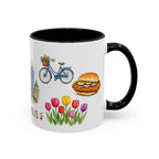 Indianapolis Illustrated Travel Mug | City Souvenir Accent Coffee Mug | 11oz 15oz Ceramic Cup