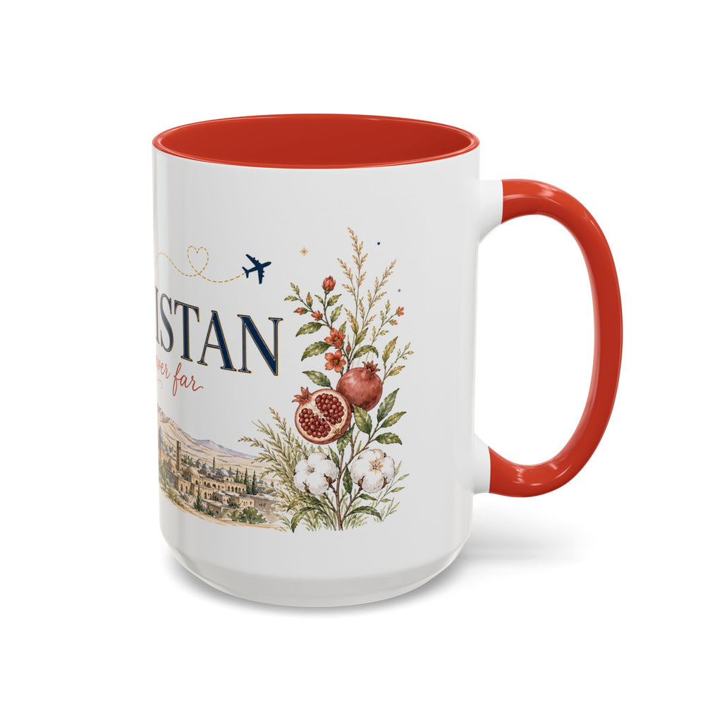 Uzbekistan Home Country Mug | Moving Away Gift | Long Distance Friendship | 11 oz 15 oz Accent Mug