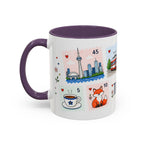Toronto Coffee Mug | Postage Stamp Collage Mug | Travel Souvenir Accent Cup 11oz 15oz