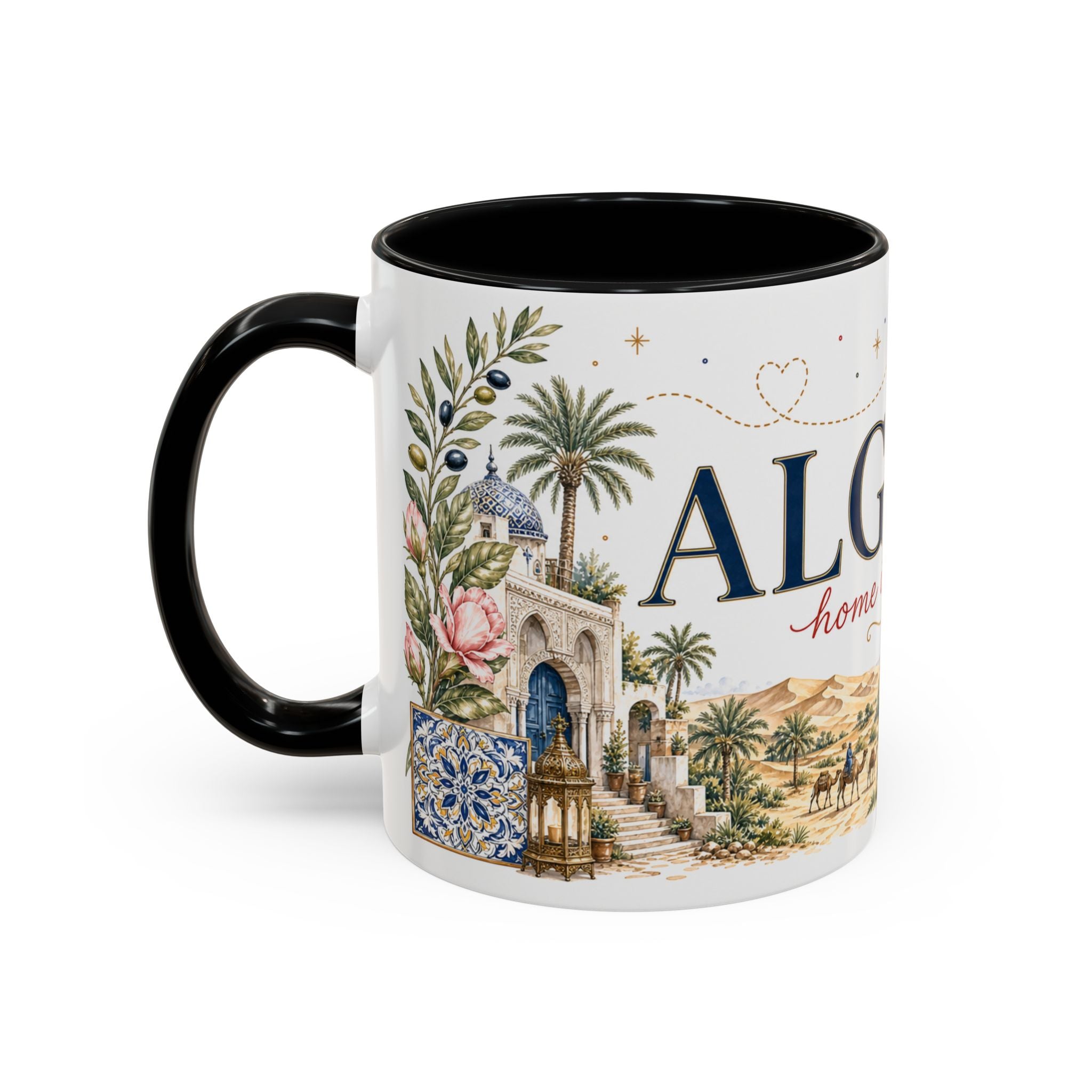 Algeria Home Country Mug | Moving Away Gift | Long Distance Friendship | 11 oz 15 oz Accent Mug