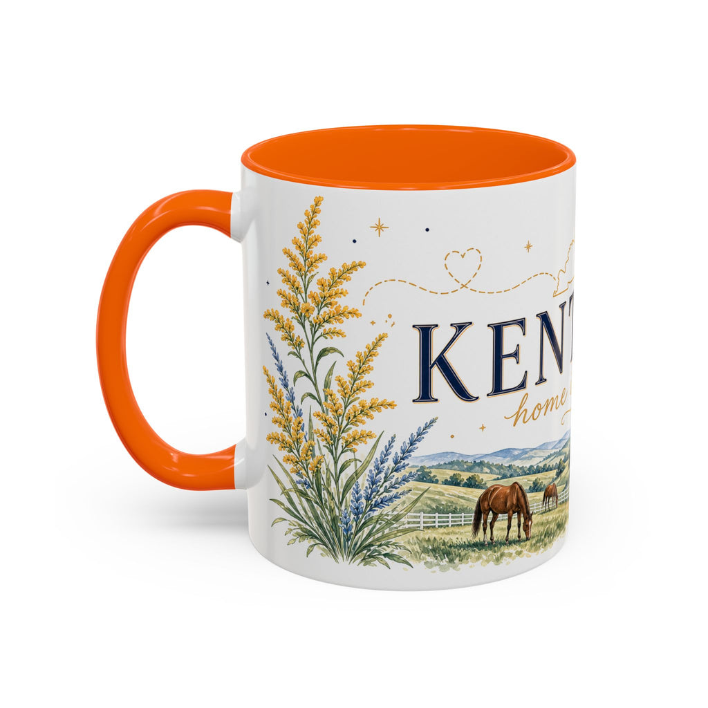 Kentucky Home State Mug | Moving Away Gift | Long Distance Friendship Coffee Cup | 11oz 15oz Accent Mug