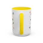 Christmas Candle Mug | Holly Wreath Watercolor Holiday Gift | Accent Cup 11oz 15oz