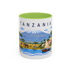 Tanzania Coffee Mug | Travel Souvenir Accent Mug | Place Gift Ceramic Cup 11oz 15oz