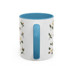 Louisiana Magnolia Mug, State Flower Floral Coffee Cup, 11oz Botanical Gift
