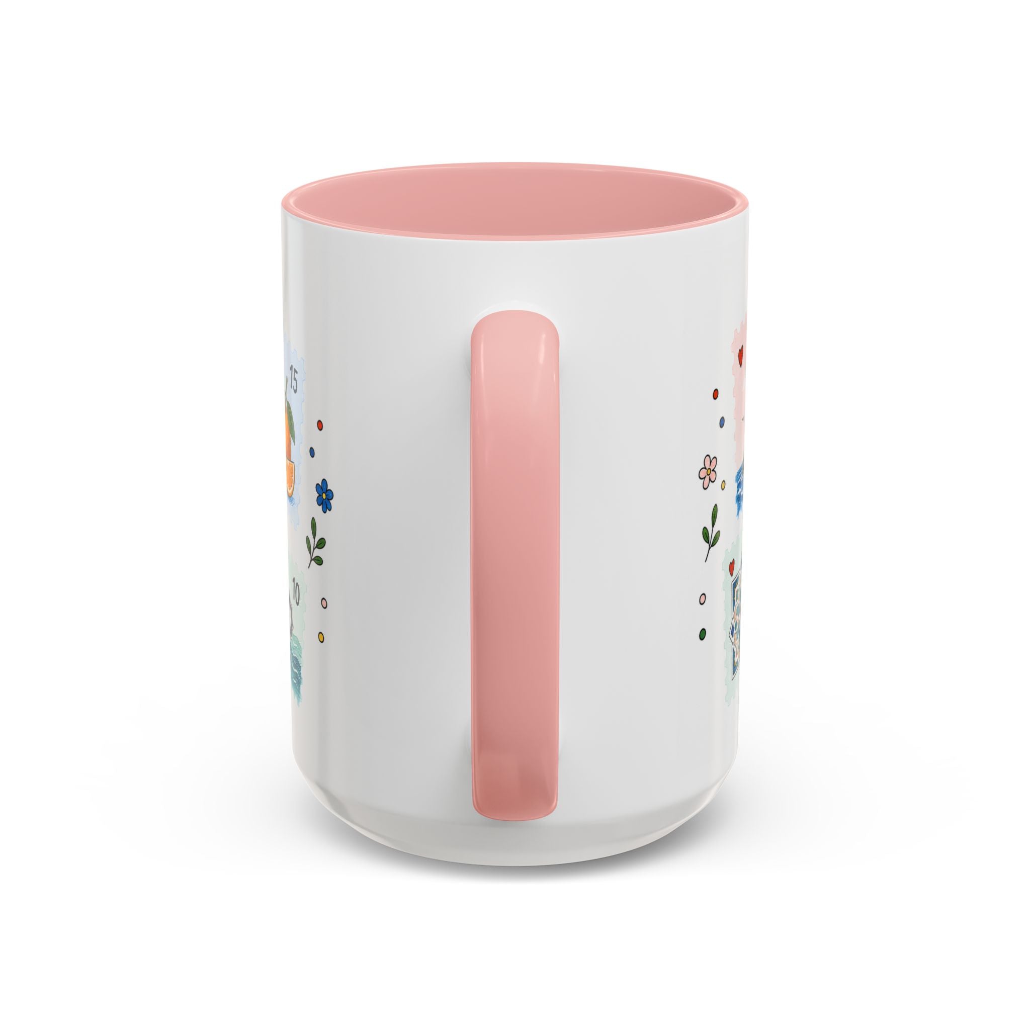 Casablanca Coffee Mug | Postage Stamp Collage Mug | Travel Souvenir Accent Cup 11oz 15oz