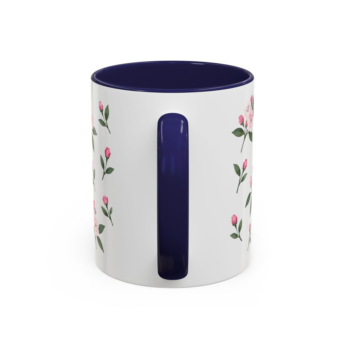 Connecticut Mountain Laurel Mug, State Flower Floral Coffee Cup, 11oz Botanical Gift