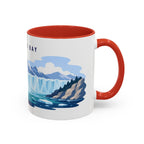 Glacier Bay National Park Coffee Mug | Solid Color Block Park Souvenir | 11oz 15oz Accent Mug