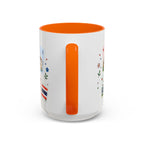 Chiang Mai Coffee Mug | Postage Stamp Collage Mug | Travel Souvenir Accent Cup 11oz 15oz