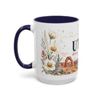 Utah Home State Mug | Moving Away Gift | Long Distance Friendship Coffee Cup | 11oz 15oz Accent Mug