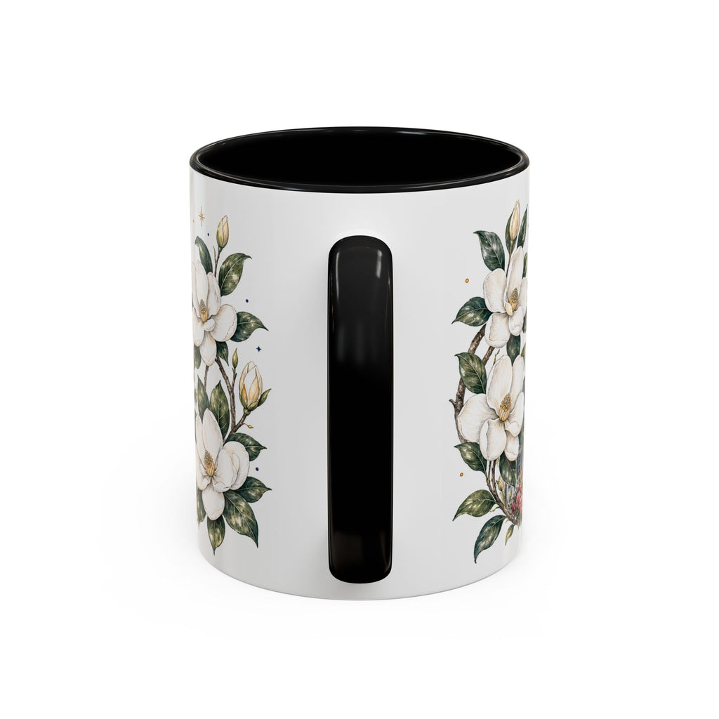 Mississippi State Map Mug | Moving Away, Homesick Gift | Botanical Accent Coffee Cup