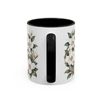 Mississippi State Map Mug | Moving Away, Homesick Gift | Botanical Accent Coffee Cup