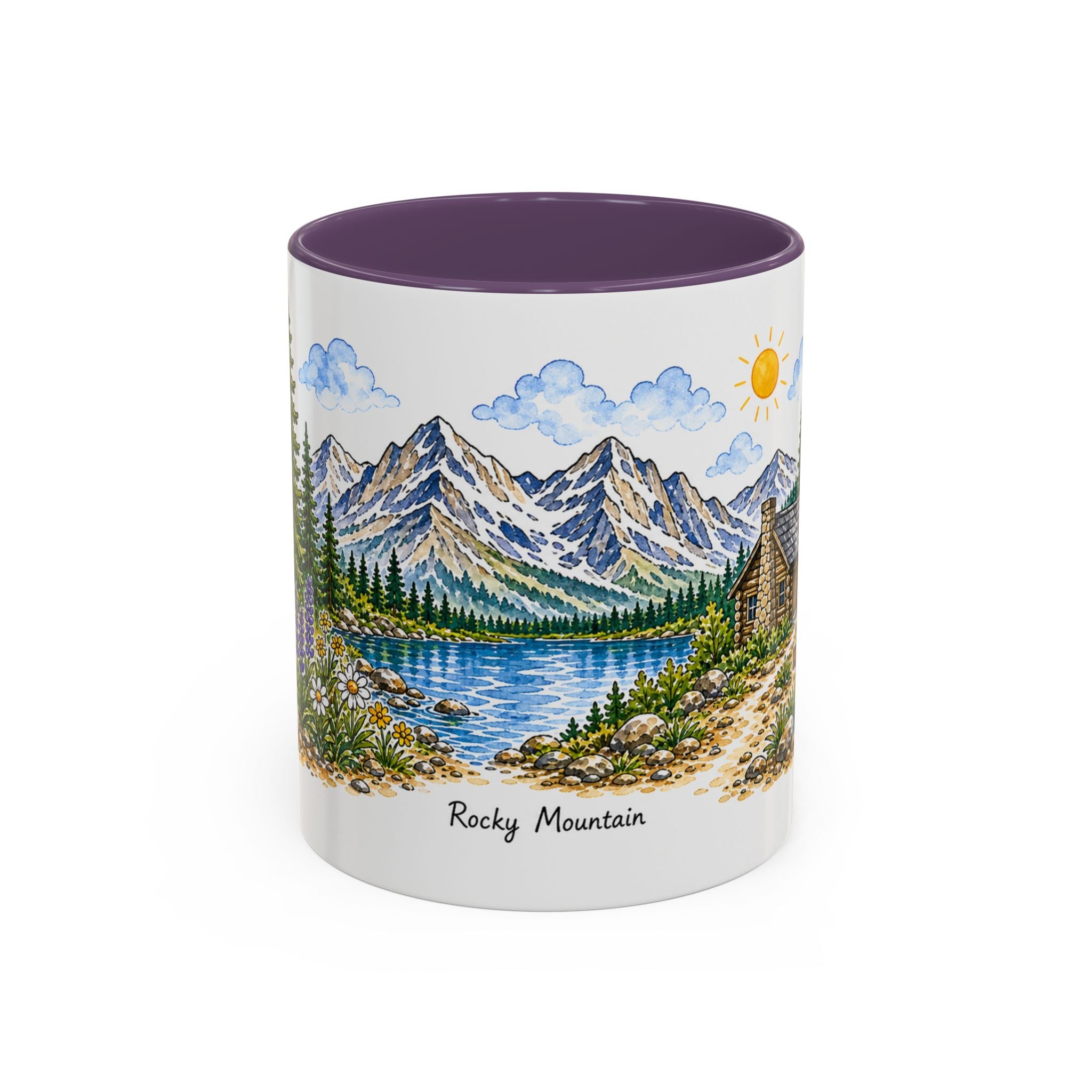 Rocky Mountain National Park Mug | US Travel Souvenir Accent Coffee Mug | 11oz 15oz Ceramic Cup