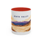 Death Valley National Park Coffee Mug | Solid Color Block Park Souvenir | 11oz 15oz Accent Mug