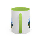 Pinnacles National Park Coffee Mug | Solid Color Block Park Souvenir | 11oz 15oz Accent Mug