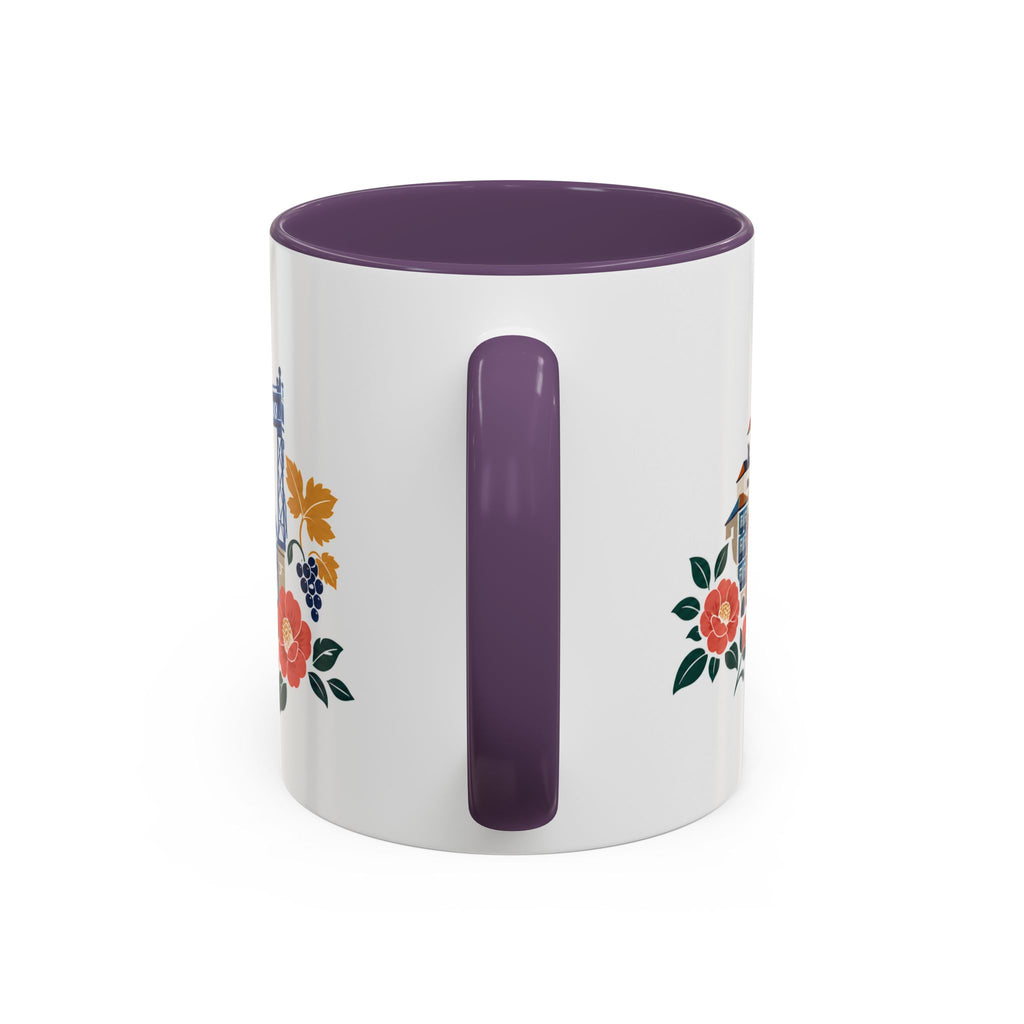 Porto Coffee Mug | Portugal Travel Souvenir | Porcelain Decal City Gift | 11oz 15oz Accent Mug