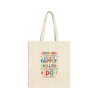 Goethe Quote Tote Bag | Colorful Canvas Bag | Positive Literary Gift