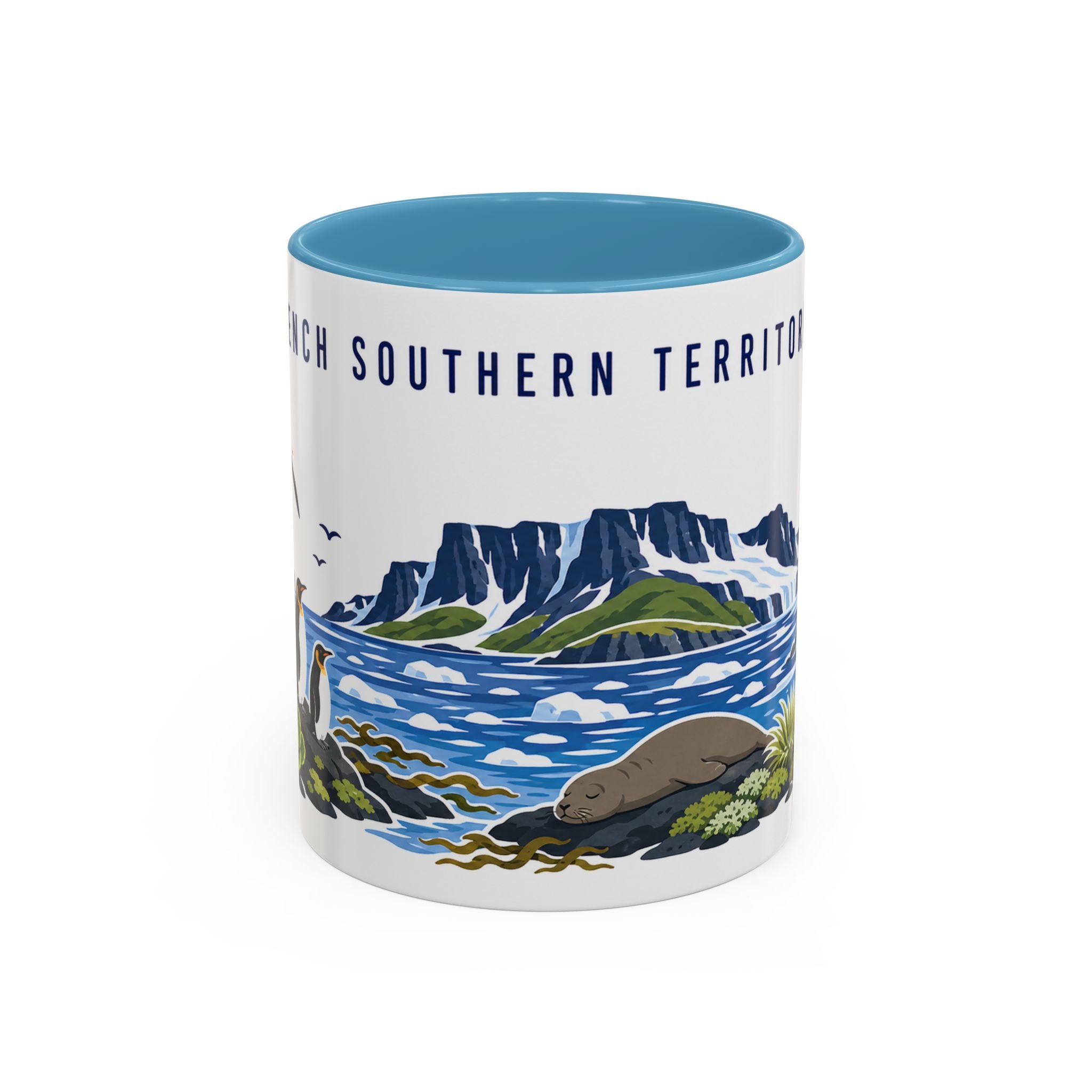 French Southern Territories Coffee Mug | Travel Souvenir Accent Mug | Country Gift Ceramic Cup 11oz 15oz