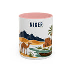 Niger Coffee Mug | Travel Souvenir Accent Mug | Country Gift Ceramic Cup 11oz 15oz
