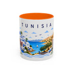 Tunisia Coffee Mug | Travel Souvenir Accent Mug | Place Gift Ceramic Cup 11oz 15oz