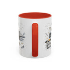 New York City Coffee Mug | New York Souvenir Travel Gift | Accent Color Ceramic 11oz 15oz
