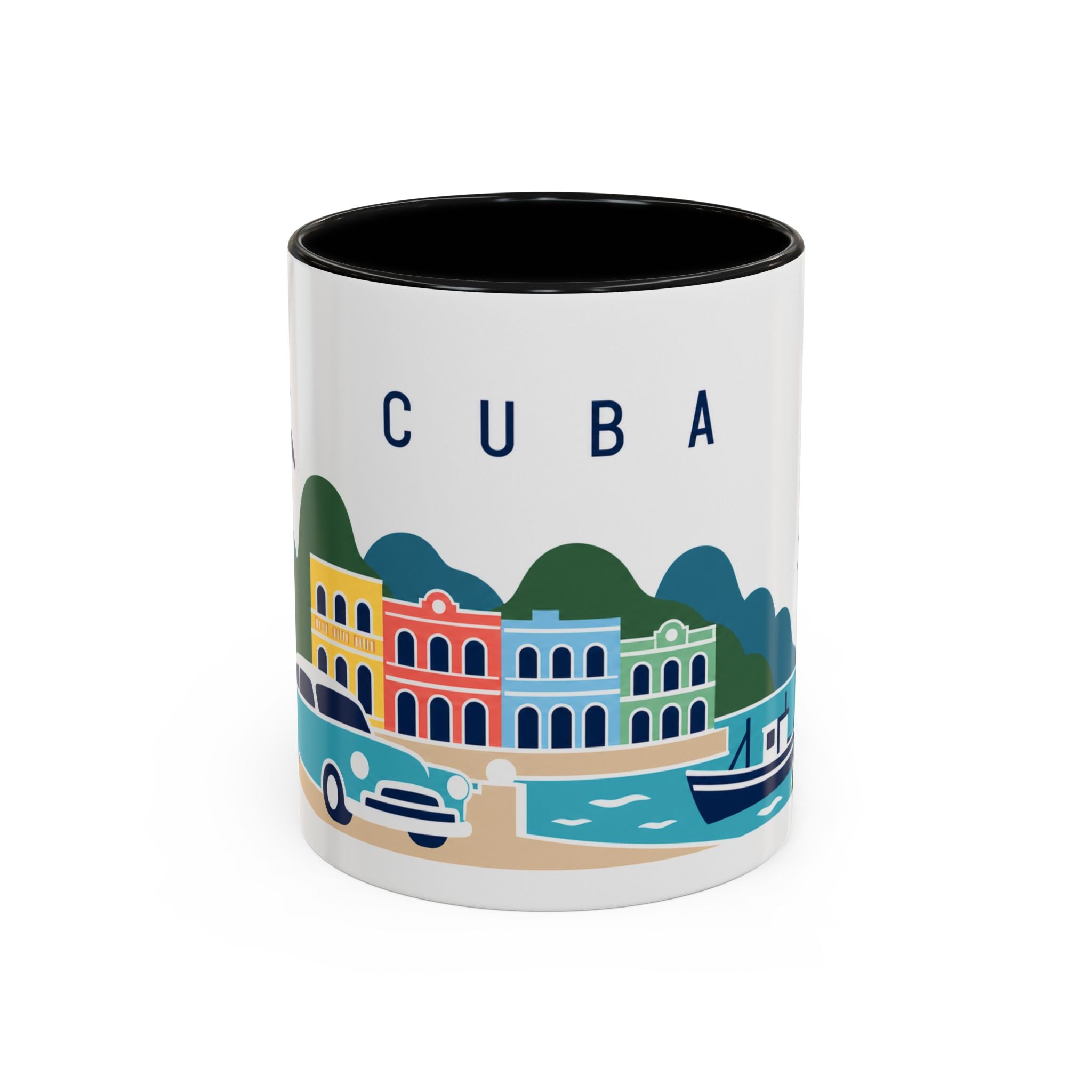 Cuba-Inspired Coffee Mug | US Produced & Fulfilled | Travel Souvenir Accent Mug | Ceramic Cup 11oz 15oz