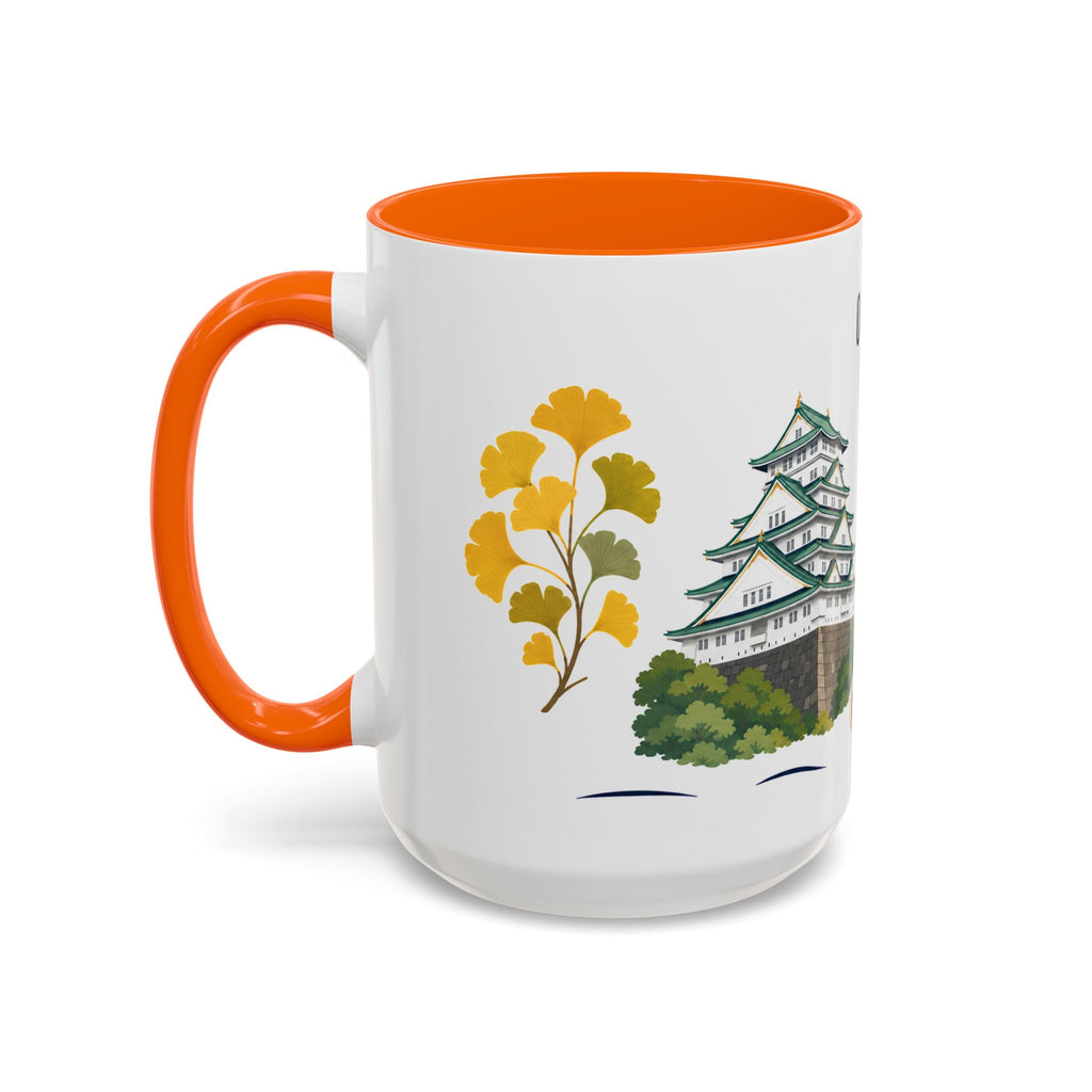 Osaka Coffee Mug | Japan Travel Souvenir | Porcelain Decal City Gift | 11oz 15oz Accent Mug