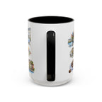 Geneva Illustrated Travel Mug | City Souvenir Accent Coffee Mug | 11oz 15oz Ceramic Cup
