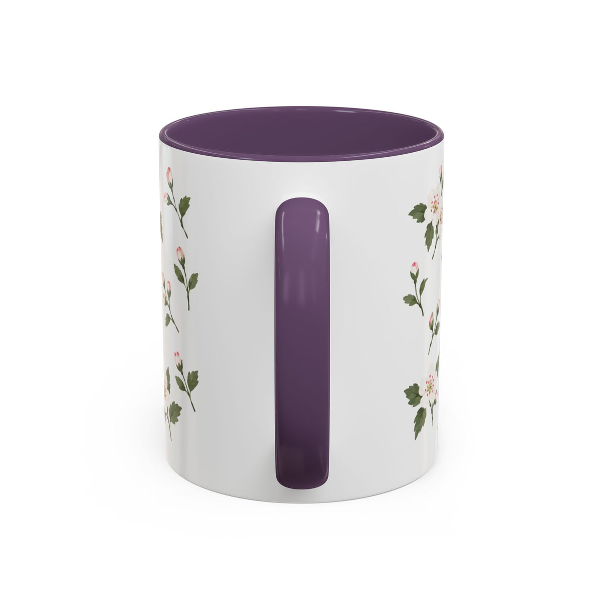 Missouri Hawthorn Mug, State Flower Floral Coffee Cup, 11oz Botanical Gift