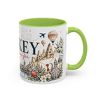 Turkey Home Country Mug | Moving Away Gift | Long Distance Friendship | 11 oz 15 oz Accent Mug