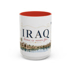 Iraq Home Country Mug | Moving Away Gift | Long Distance Friendship | 11 oz 15 oz Accent Mug