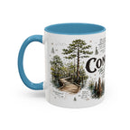 Congaree National Park Coffee Mug | South Carolina Forest Floodplain Gift | Accent Color Ceramic 11oz 15oz