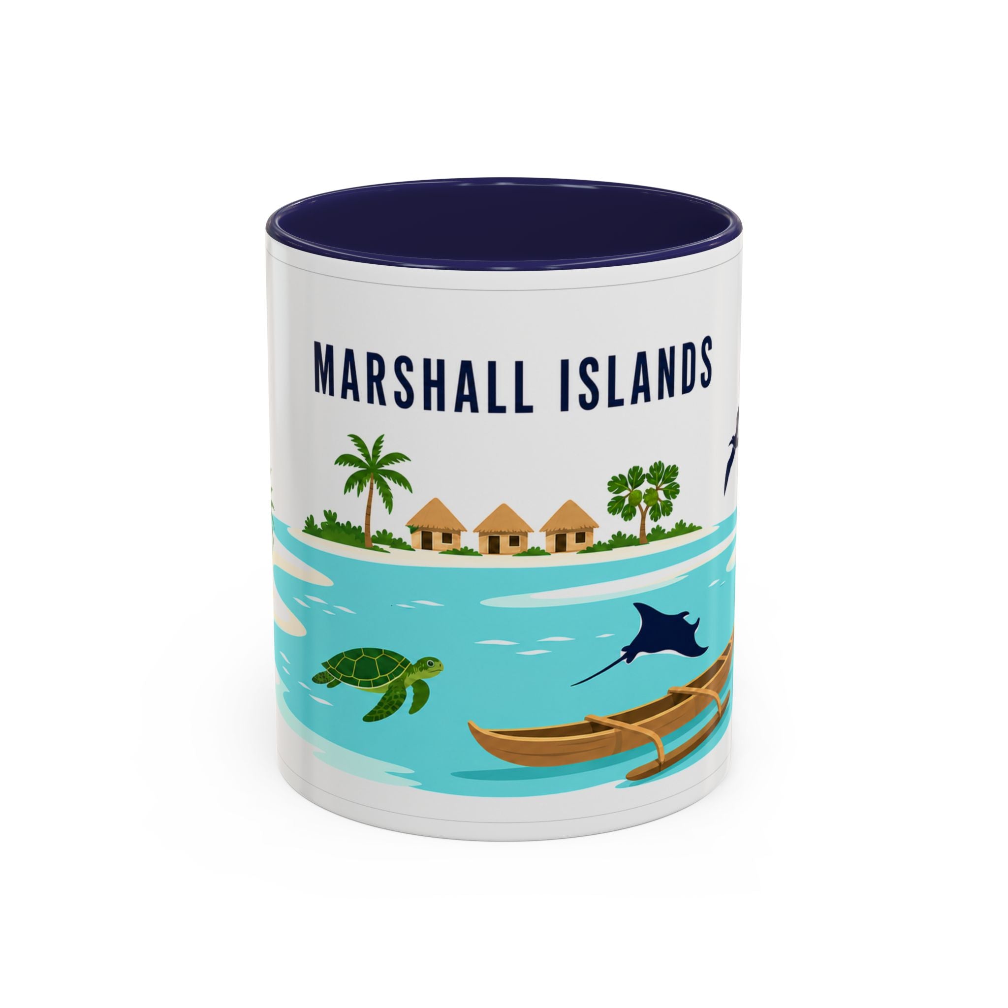 Marshall Islands Coffee Mug | Travel Souvenir Accent Mug | Country Gift Ceramic Cup 11oz 15oz