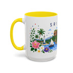 Sri Lanka Coffee Mug | Travel Souvenir Accent Mug | Place Gift Ceramic Cup 11oz 15oz