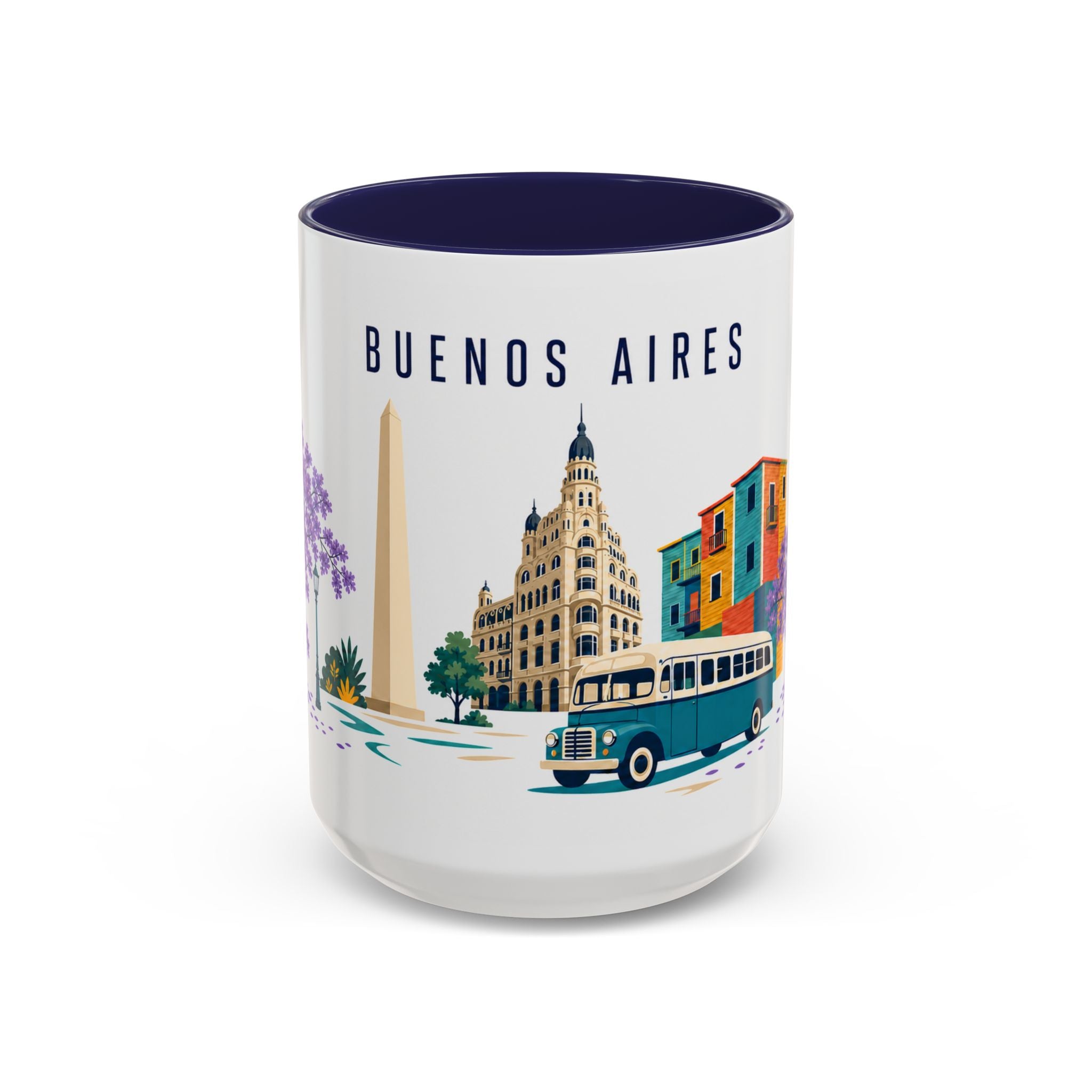 Buenos Aires Coffee Mug | Argentina Travel Souvenir | Porcelain Decal City Gift | 11oz 15oz Accent Mug