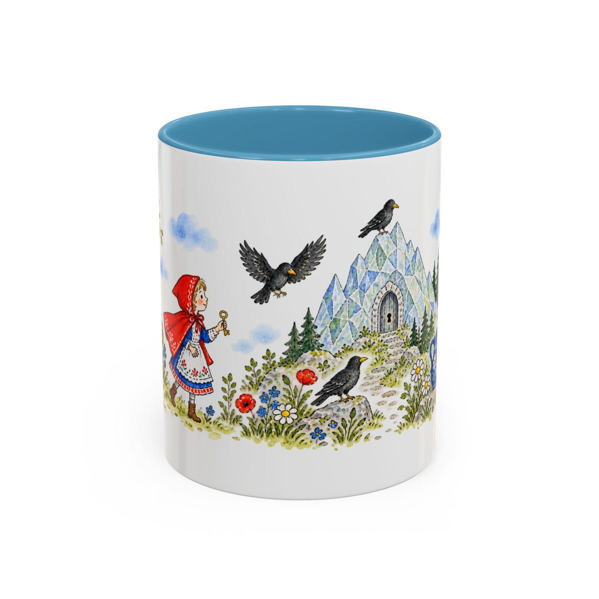 The Seven Ravens Mug | Storybook Fairy Tale Accent Coffee Mug | EveryLegend