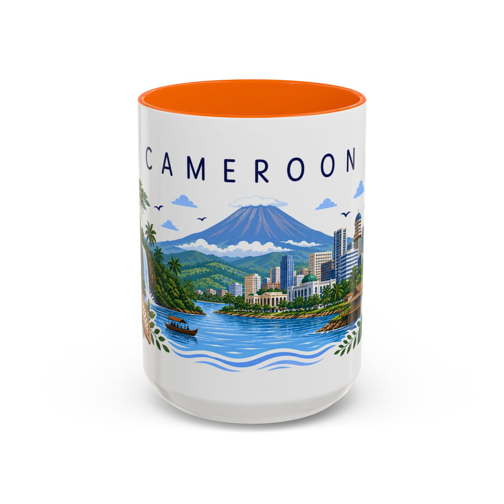 Cameroon Coffee Mug | Travel Souvenir Accent Mug | Place Gift Ceramic Cup 11oz 15oz