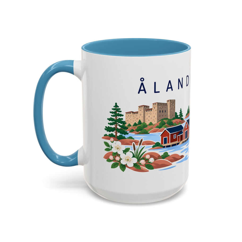 Åland Islands Coffee Mug | Travel Souvenir Accent Mug | Country Gift Ceramic Cup 11oz 15oz