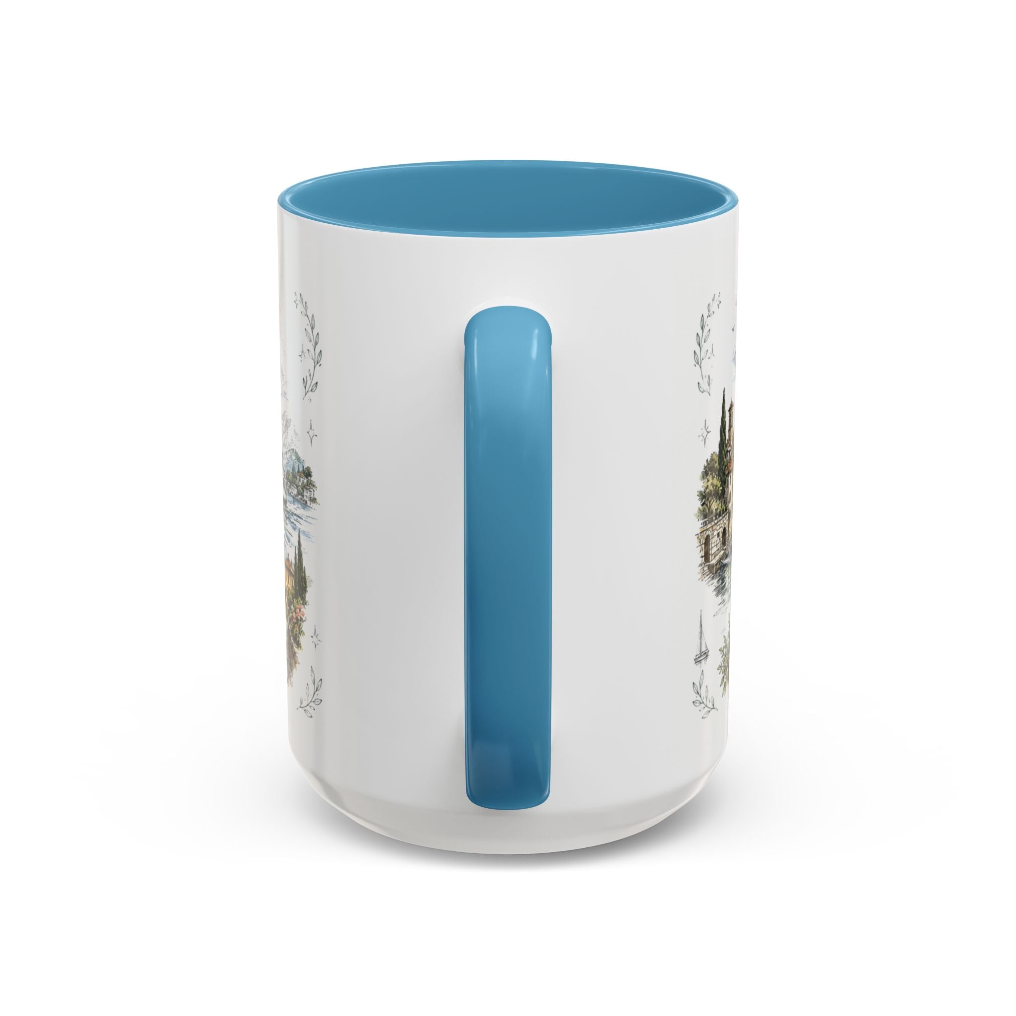 Lake Como Mug, Italy Travel Souvenir, Bucket List Gift, Accent Ceramic Coffee Mug 11oz 15oz