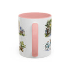 Raleigh Illustrated Travel Mug | City Souvenir Accent Coffee Mug | 11oz 15oz Ceramic Cup